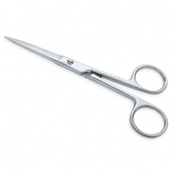 Barber Scissors Surgical Type     One Blade Micro Serrated